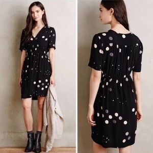 Anthropologie HD in Paris polka dot dress size 4